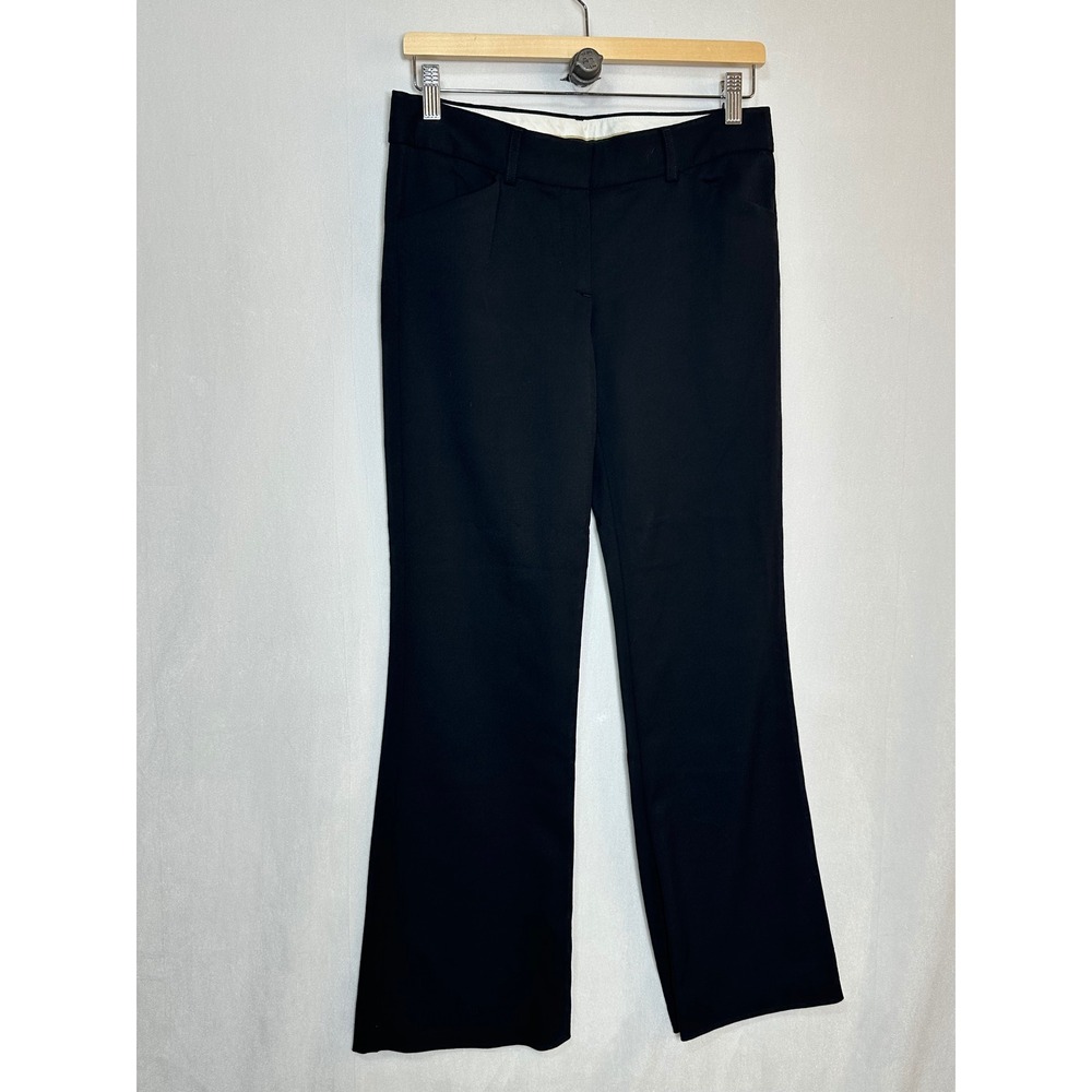 Theory Black Wool Blend‎ Bootcut Dress Pants Trousers Style Womens 6